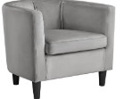 Grey Velvet Chair